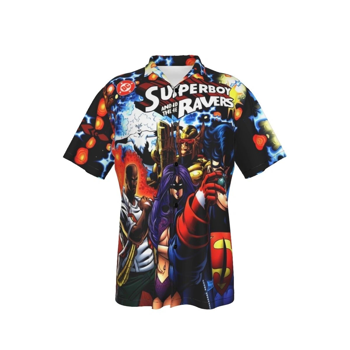 SUPERBOY AND THE RAVERS ALL OVER PRINT SHIRTS