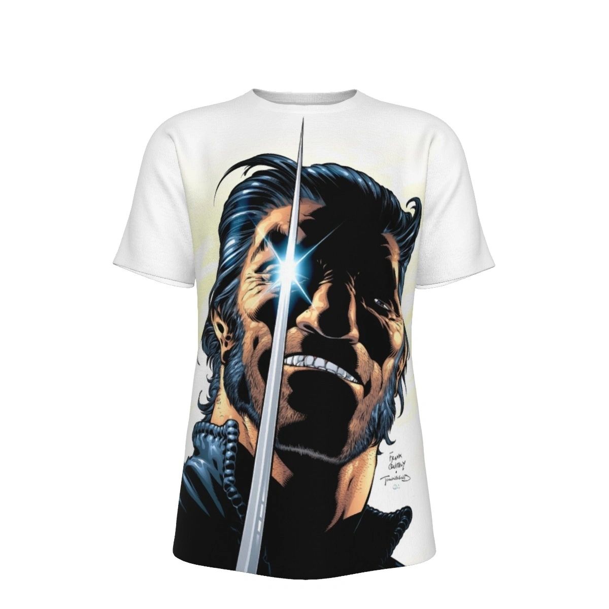 NEW XMEN 115 ALL OVER PRINT SHIRTS -WOLVERINE -FRANK QUITELY