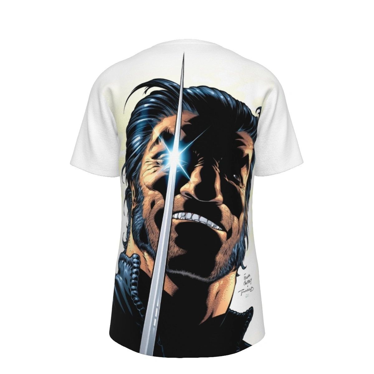 NEW XMEN 115 ALL OVER PRINT SHIRTS -WOLVERINE -FRANK QUITELY