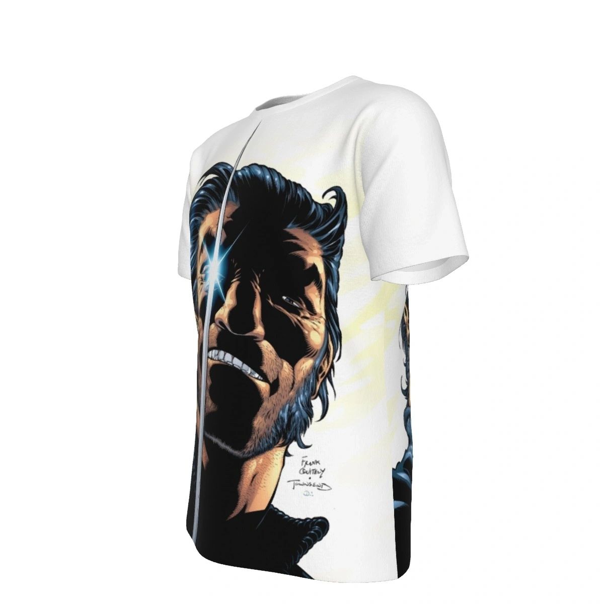 NEW XMEN 115 ALL OVER PRINT SHIRTS -WOLVERINE -FRANK QUITELY
