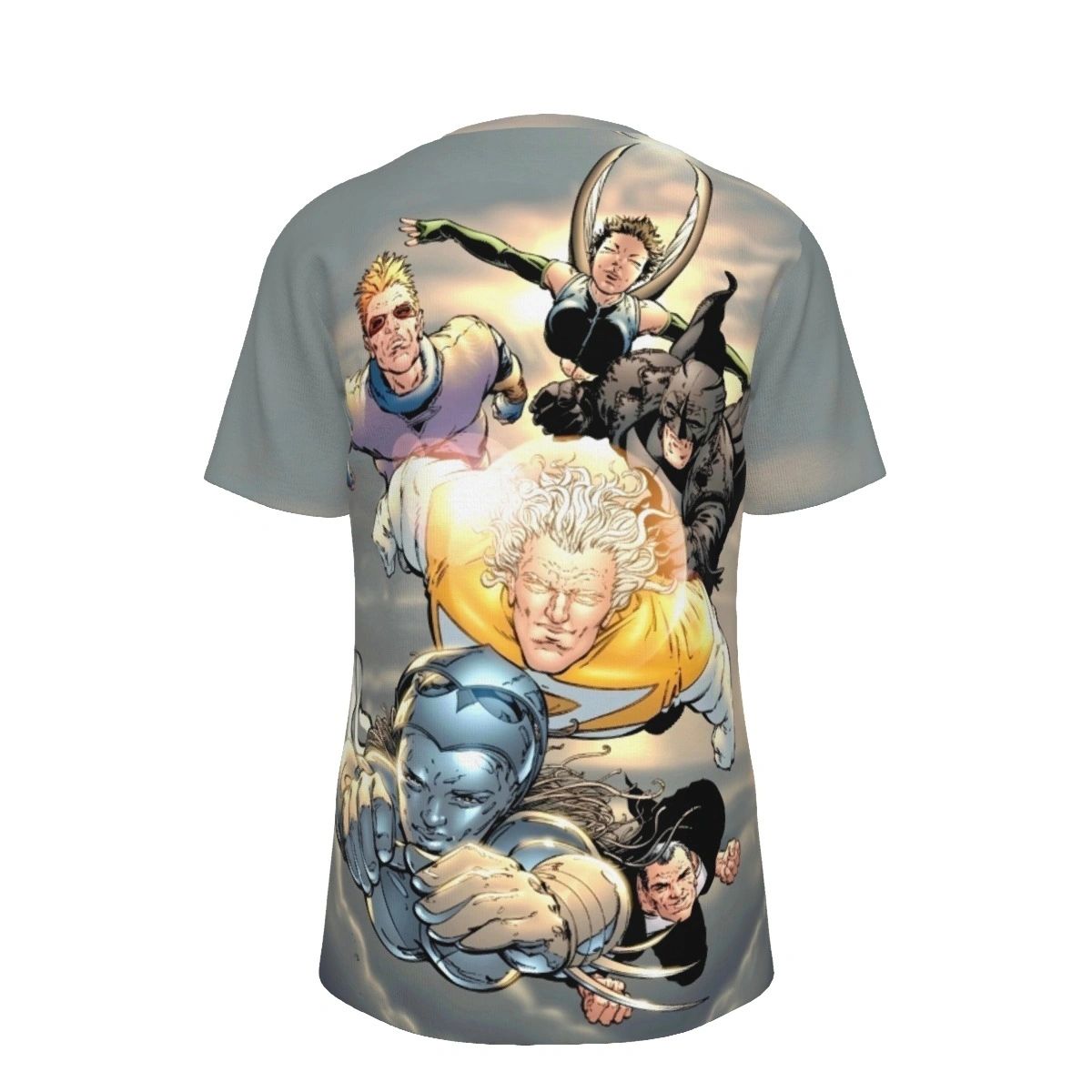 THE AUTHORITY PINUP ALL OVER PRINT SHIRTS -FRANK QUITELY