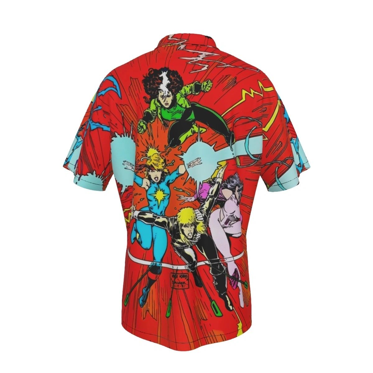 XMEN 213 ALL OVER PRINT SHIRTS WOLVERINE VS SABERTOOTH