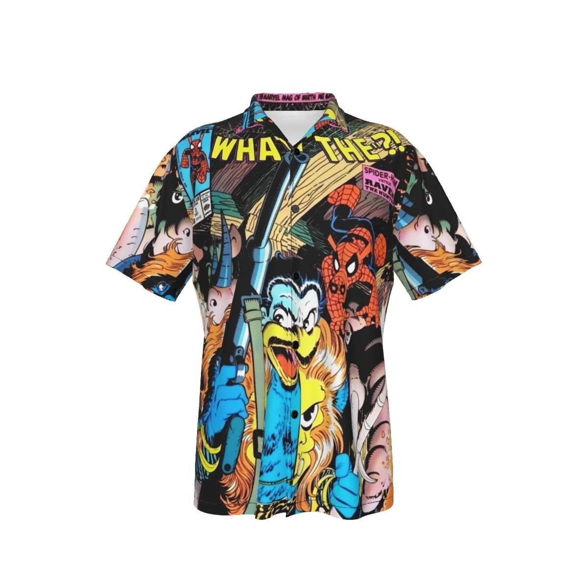 WHAT THE 3 ALL OVER PRINT SHIRTS-SPIDERHAM