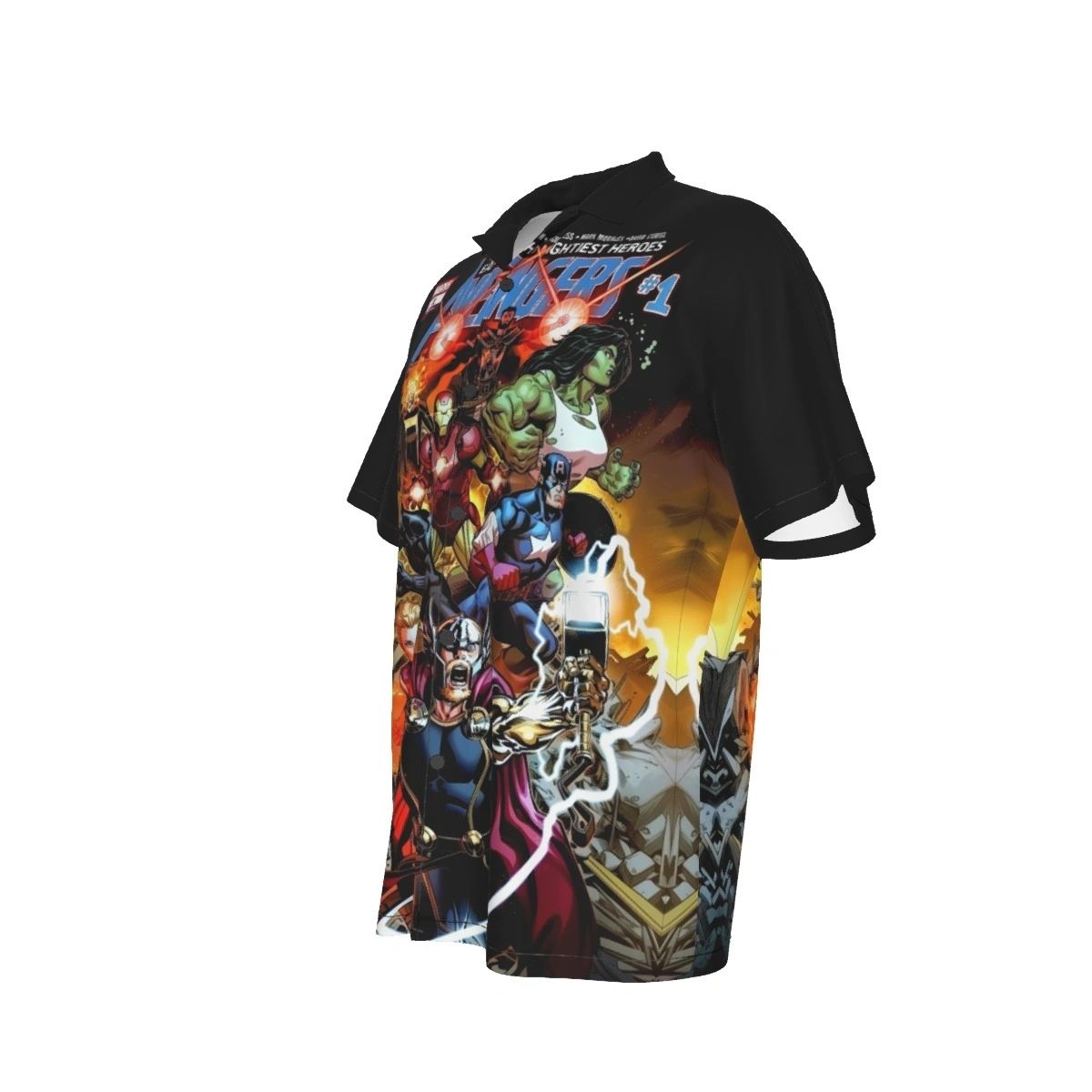 EARTH'S GREATEST HEROES: AVENGERS 1 ALL OVER PRINT SHIRTS