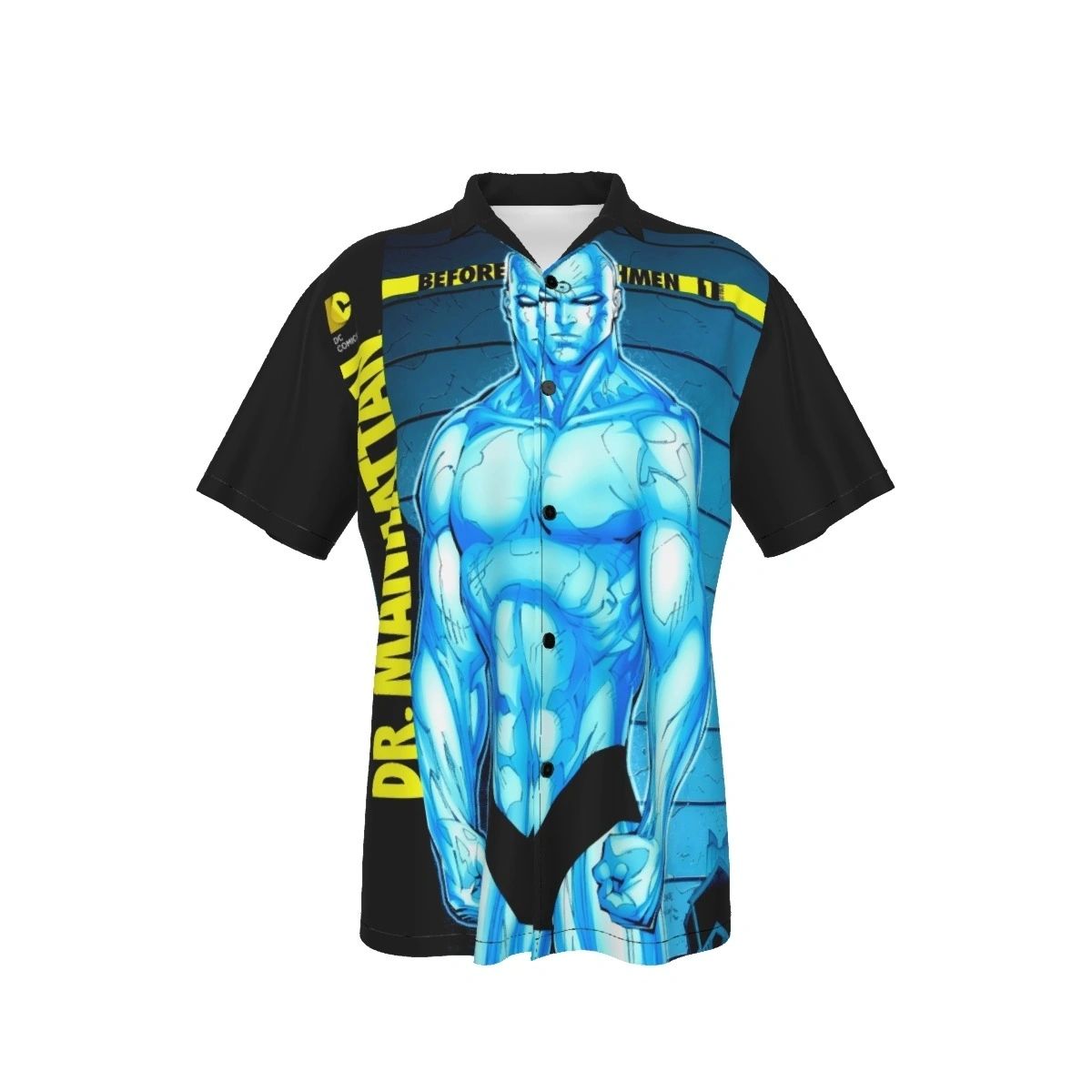 BEFORE WATCHMEN DR MANHATTAN ALL OVER PRINT SHIRTS -JIM LEE
