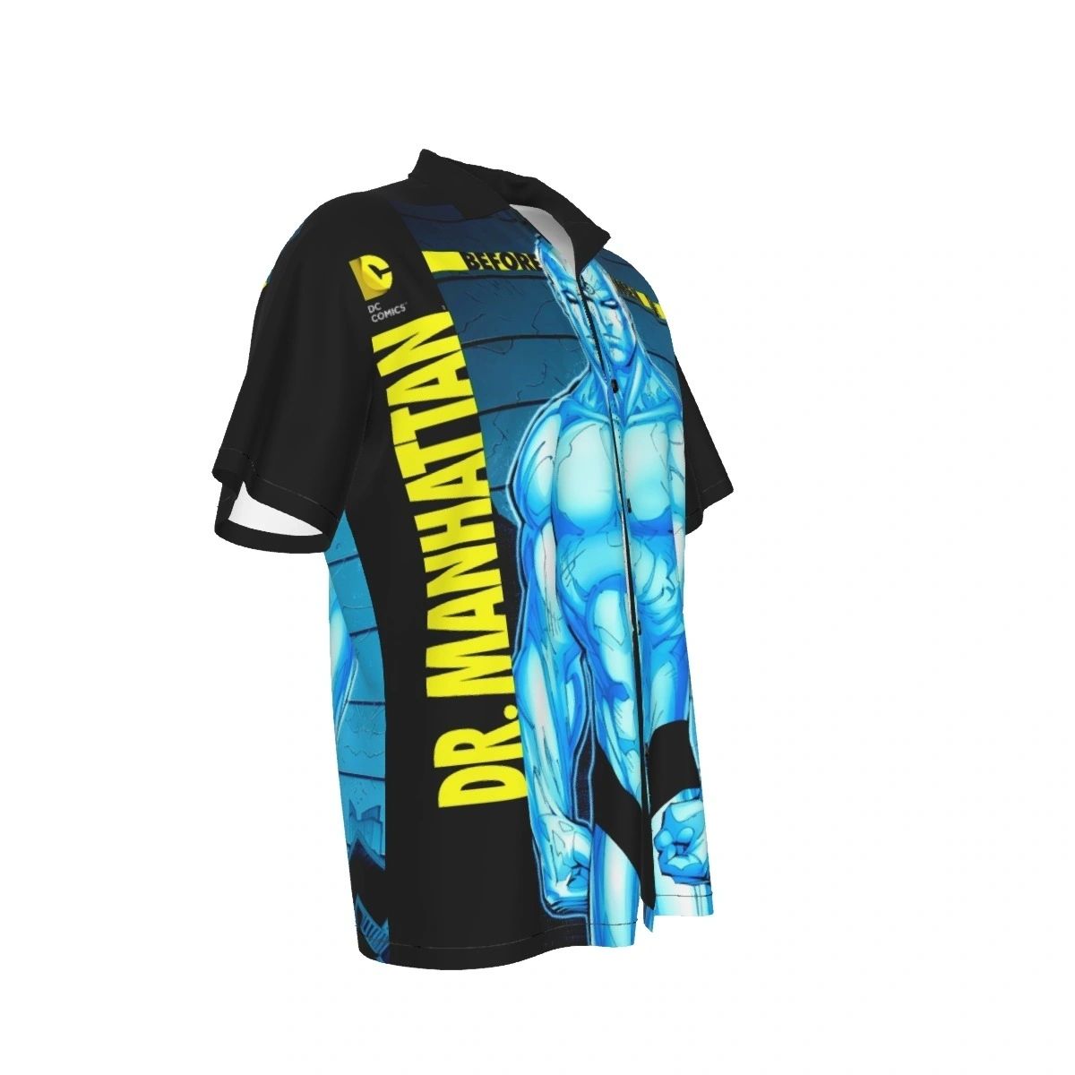 BEFORE WATCHMEN DR MANHATTAN ALL OVER PRINT SHIRTS -JIM LEE