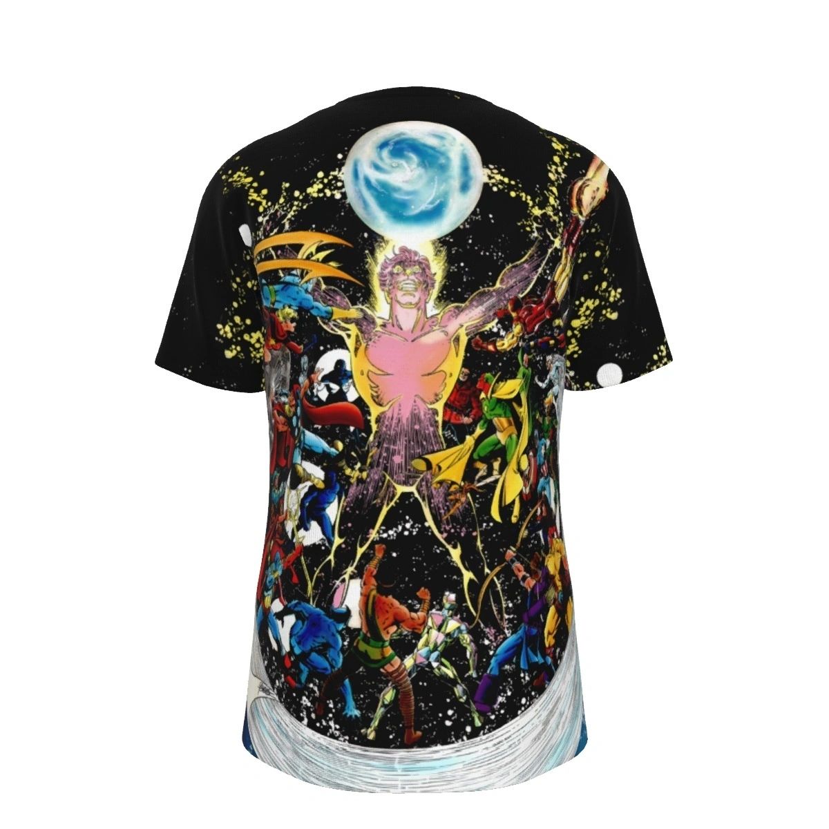 AVENGERS COSMIC POSTER ALL OVER PRINT SHIRTS - PEREZ ART
