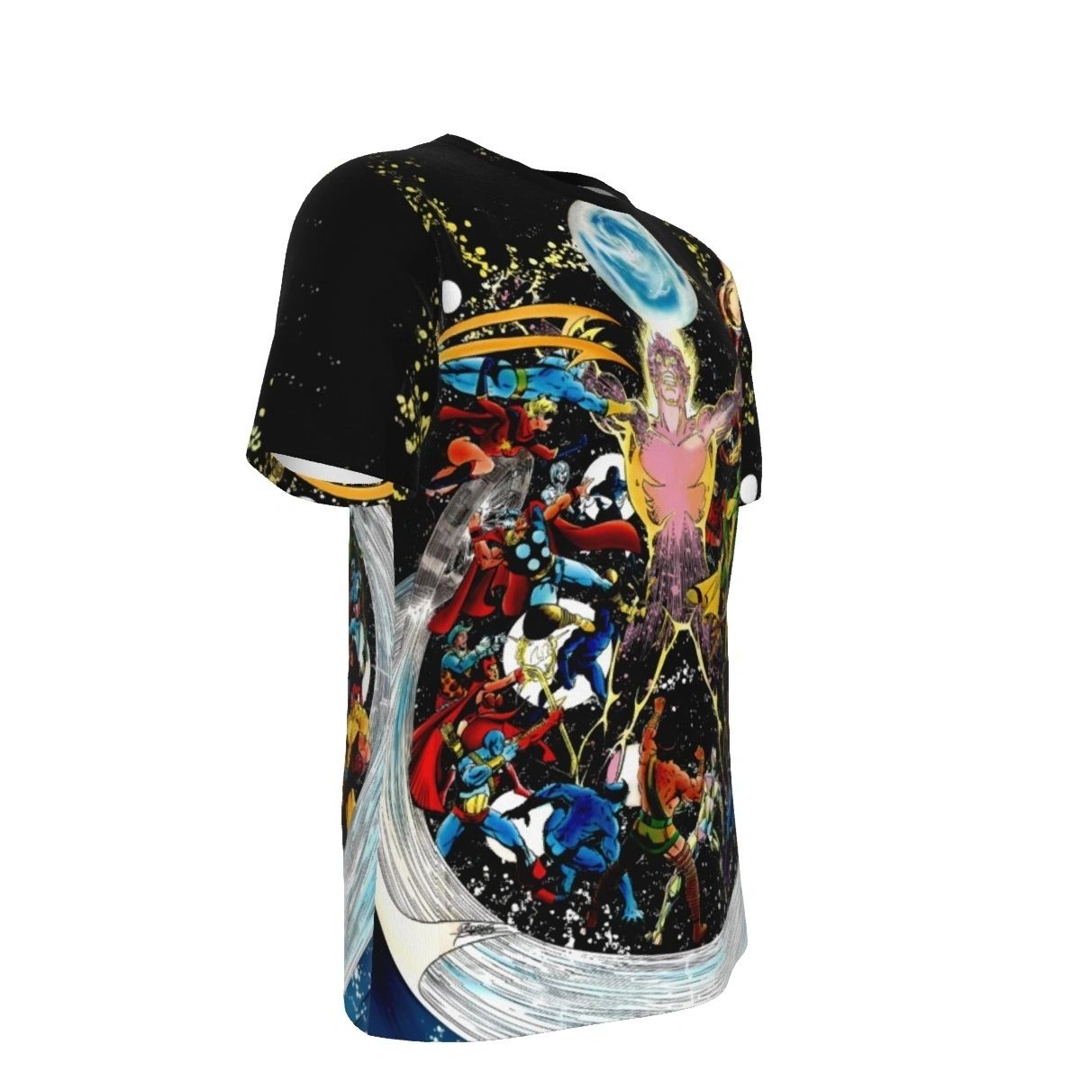 AVENGERS COSMIC POSTER ALL OVER PRINT SHIRTS - PEREZ ART