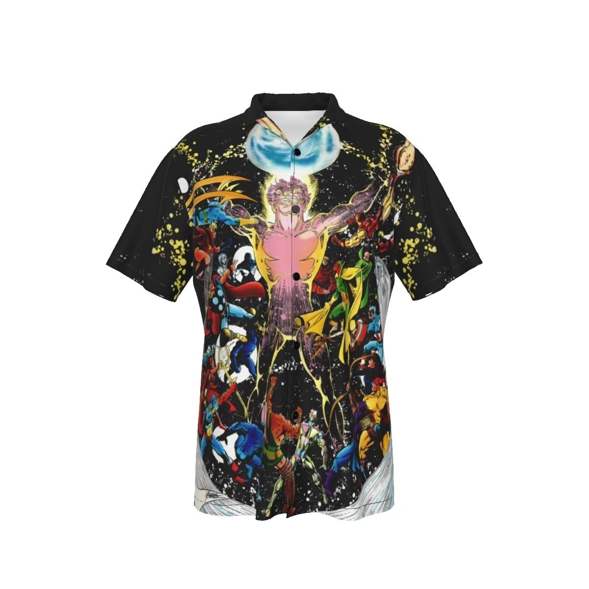 AVENGERS COSMIC POSTER ALL OVER PRINT SHIRTS - PEREZ ART