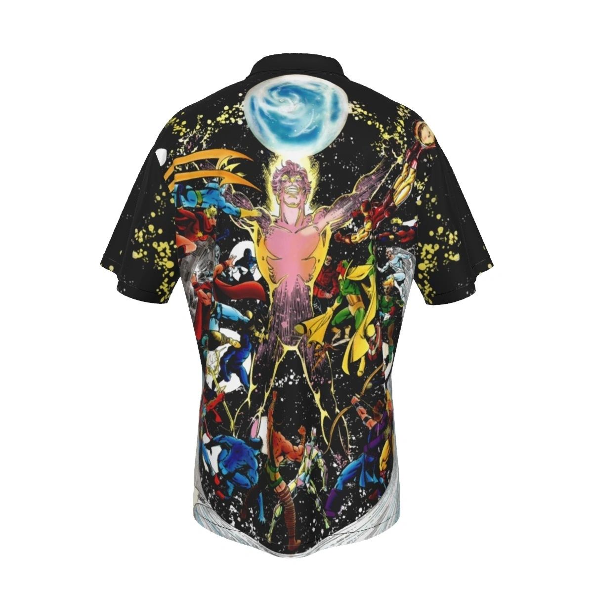 AVENGERS COSMIC POSTER ALL OVER PRINT SHIRTS - PEREZ ART