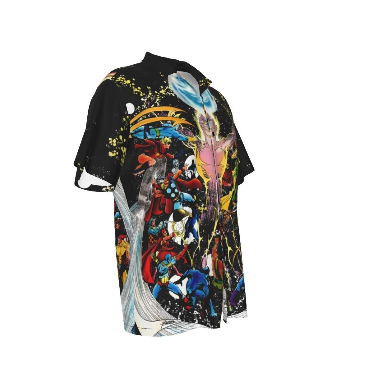 AVENGERS COSMIC POSTER ALL OVER PRINT SHIRTS - PEREZ ART