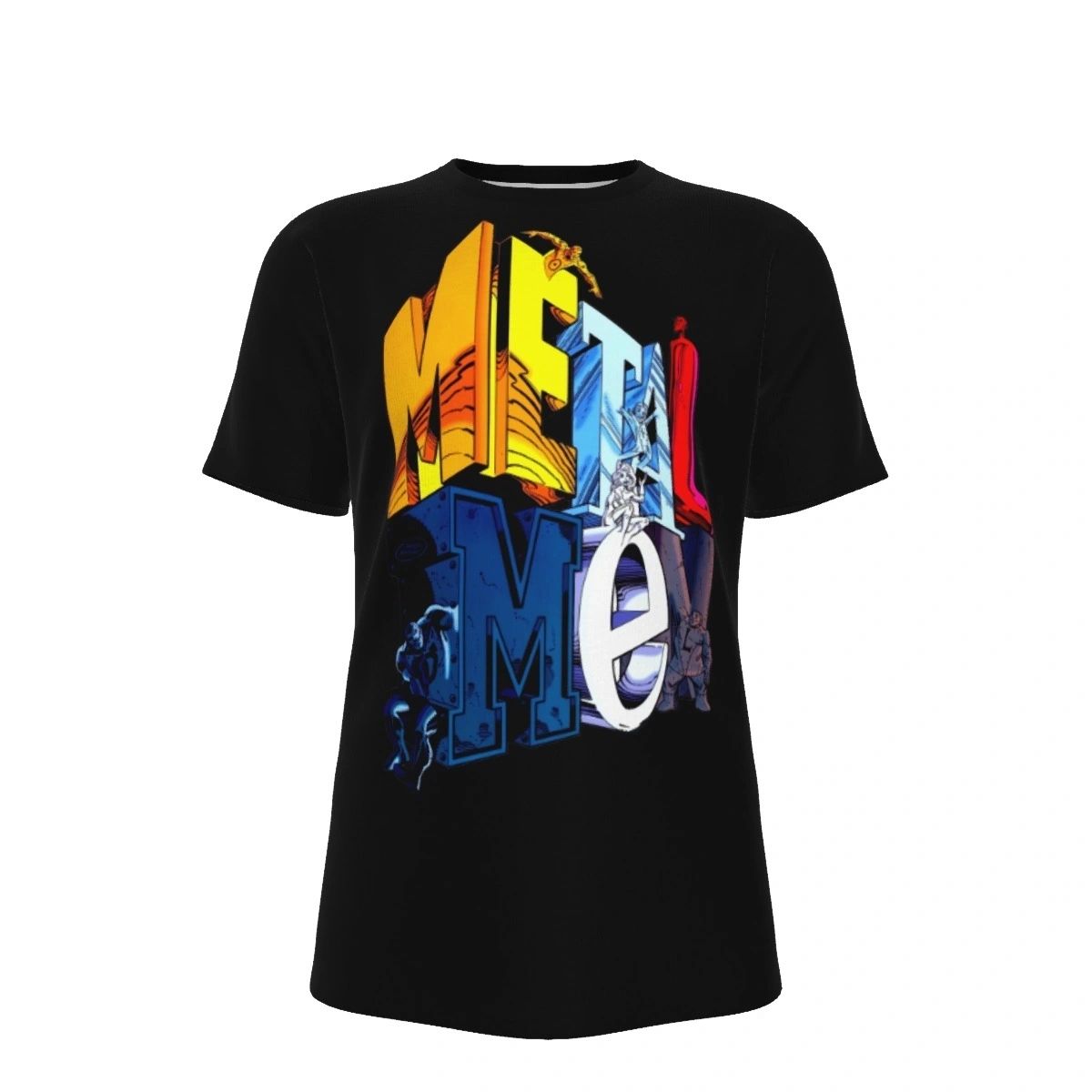 METAL MEN SELF LOGO ALL OVER PRINT SHIRTS