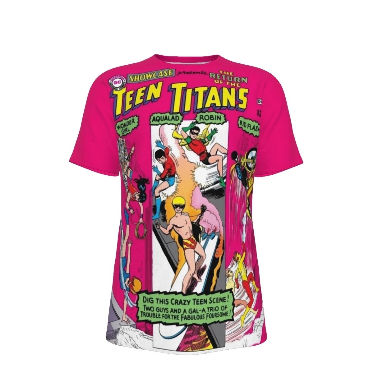 SHOWCASE 69 TEEN TITANS ALL OVER PRINT SHIRTS