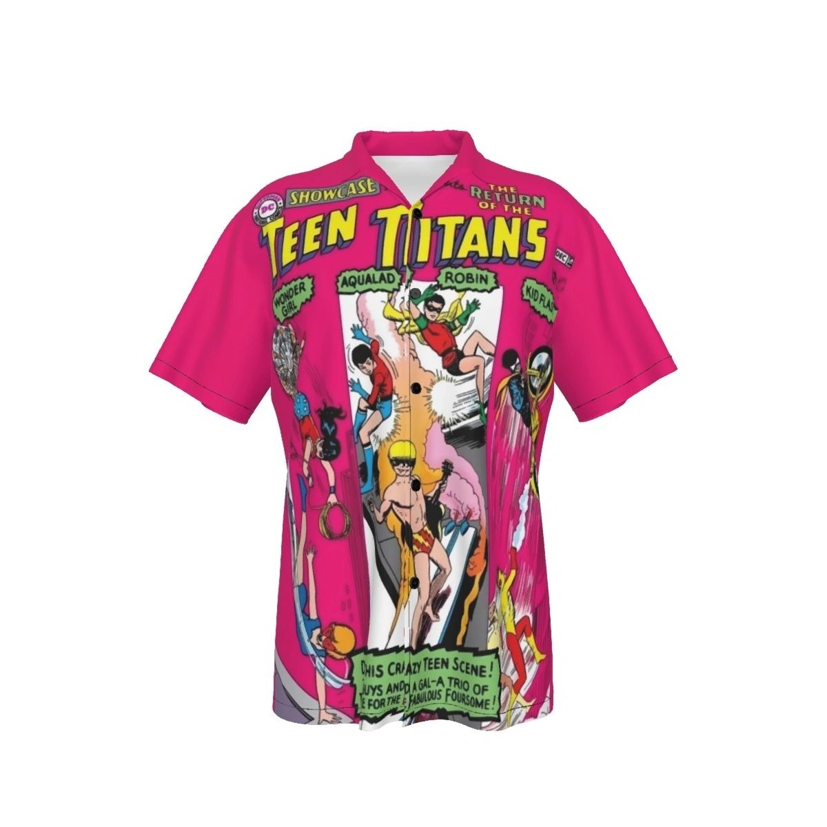 SHOWCASE 69 TEEN TITANS ALL OVER PRINT SHIRTS