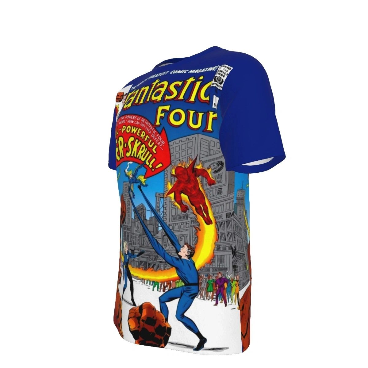 FANTASTIC FOUR 18 ALL OVER PRINT SHIRTS-SUPER SKRULL