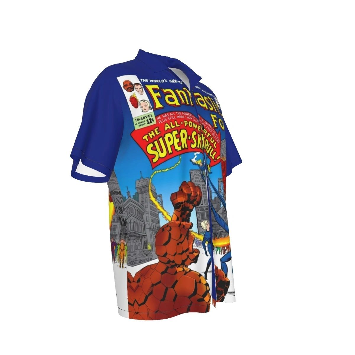 FANTASTIC FOUR 18 ALL OVER PRINT SHIRTS-SUPER SKRULL