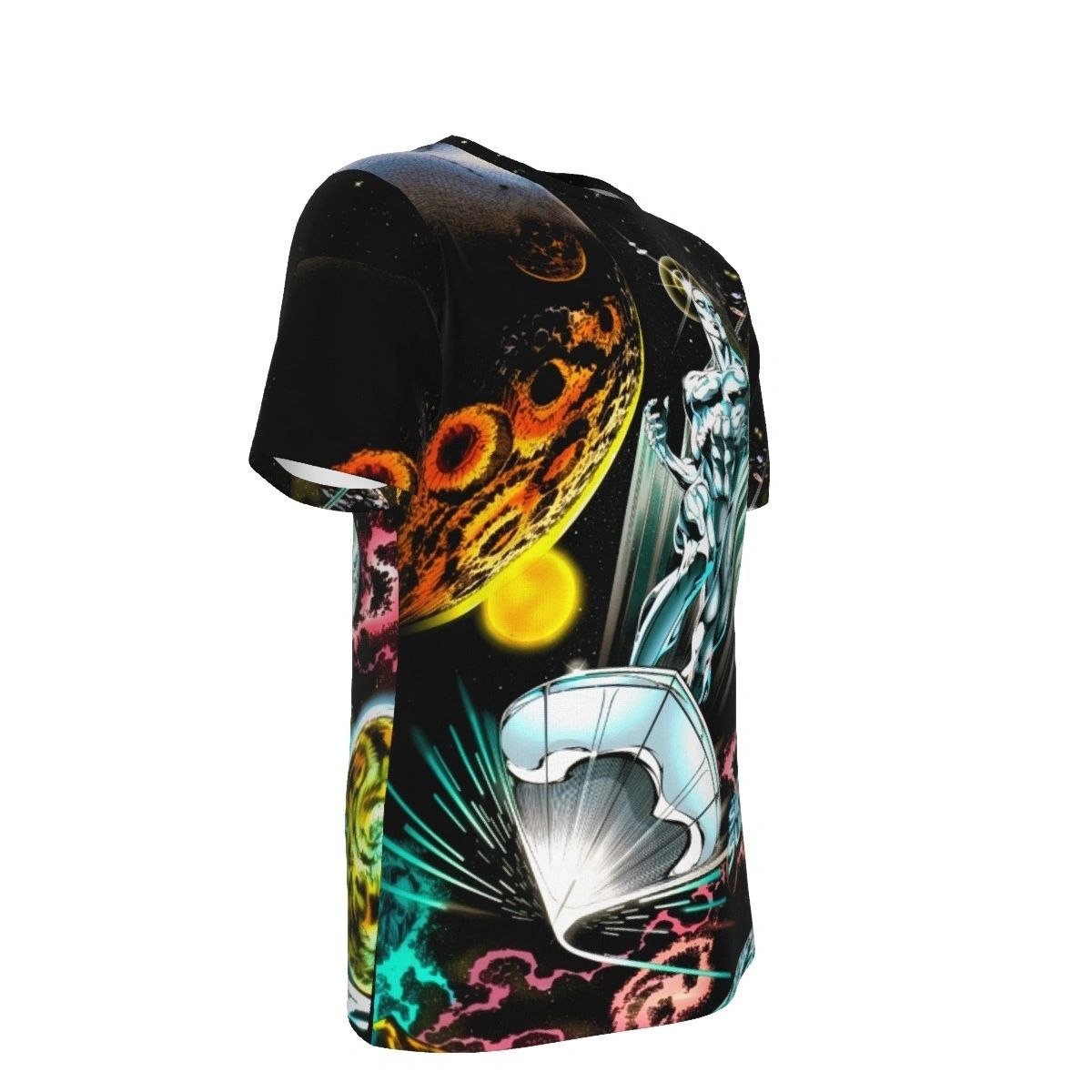 SILVER SURFER DANGEROUS ARTIFACTS SPLASH ALL OVER PRINT SHIRTS