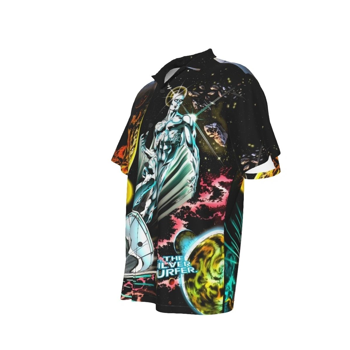 SILVER SURFER DANGEROUS ARTIFACTS SPLASH ALL OVER PRINT SHIRTS
