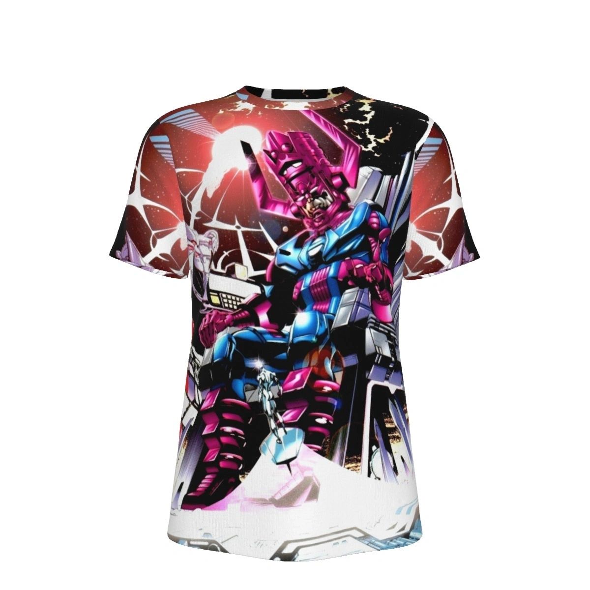 SILVER SURFER DANGEROUS ARTIFACTS PAGE ALL OVER PRINT SHIRTS - GALACTUS