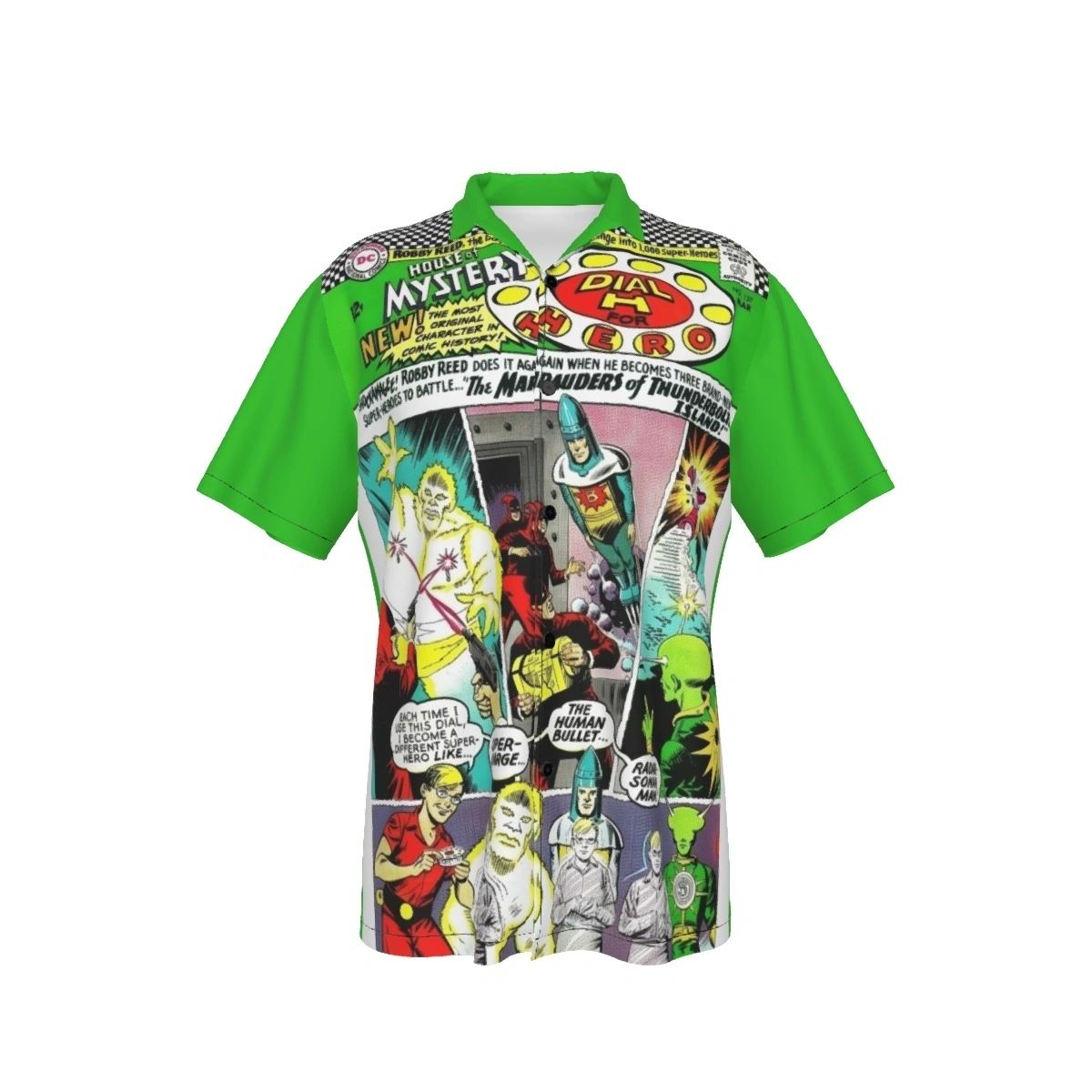 DIAL H FOR HERO ALL OVER PRINT SHIRTS - HOUSE OF MYSTERY 157