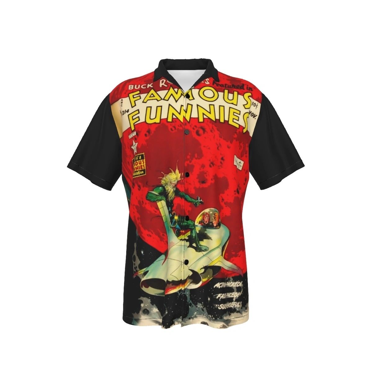 FAMOUS FUNNIES 214 ALL OVER PRINT SHIRTS - FRANK FRAZETTA