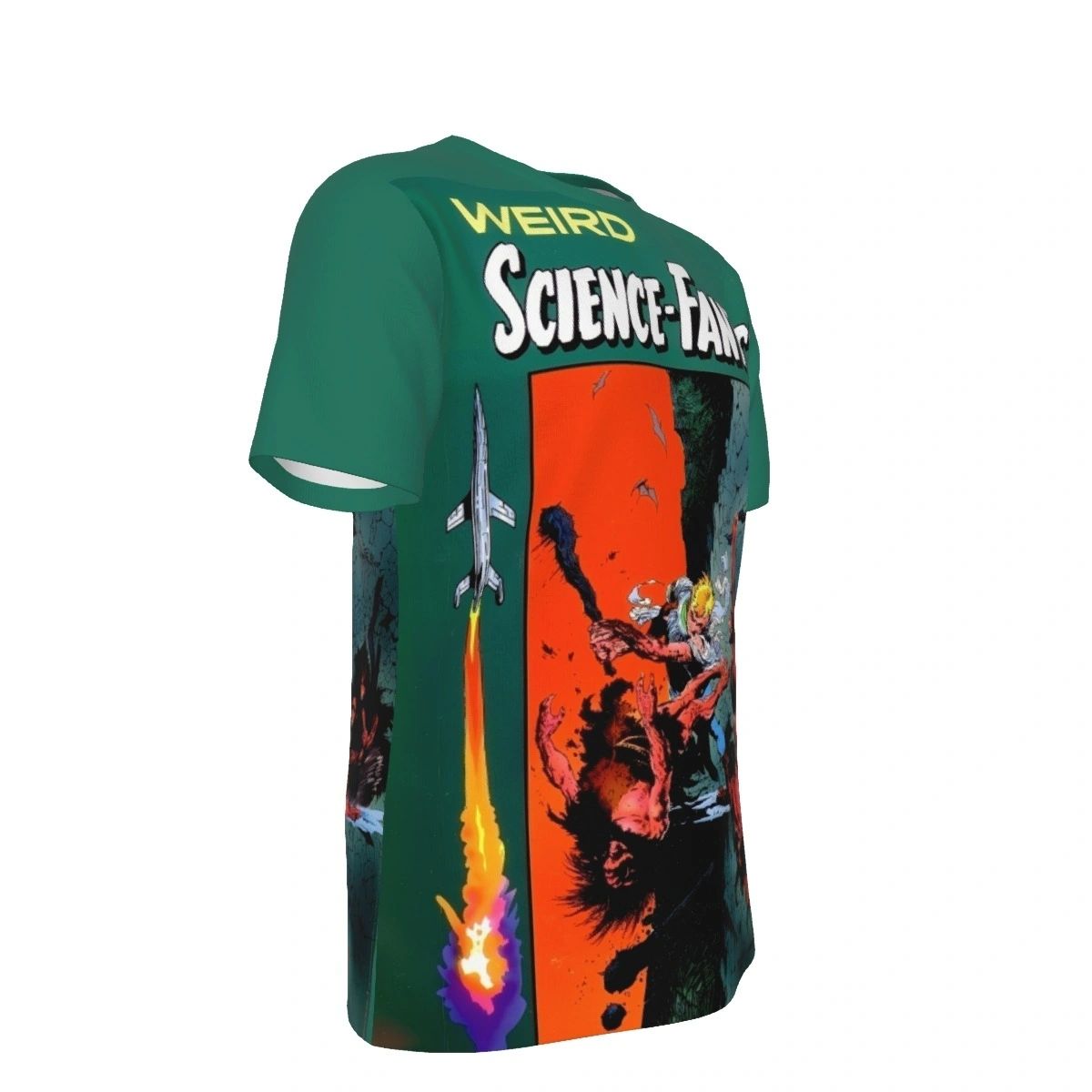 WEIRD SCIENCE FANTASY ALL OVER PRINT SHIRTS - FRANK FRAZETTA