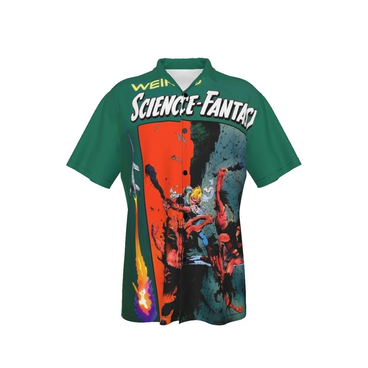 WEIRD SCIENCE FANTASY ALL OVER PRINT SHIRTS - FRANK FRAZETTA