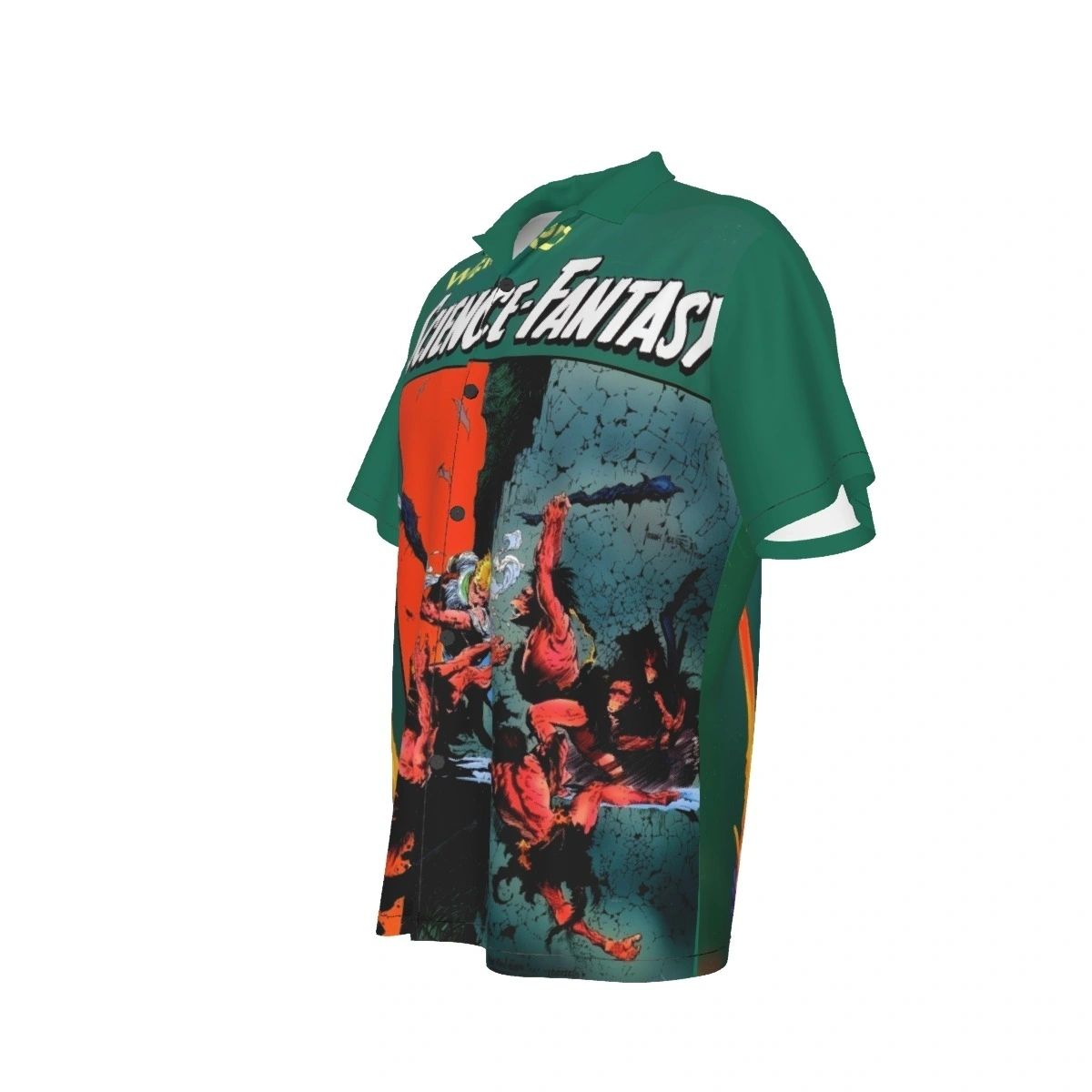 WEIRD SCIENCE FANTASY ALL OVER PRINT SHIRTS - FRANK FRAZETTA