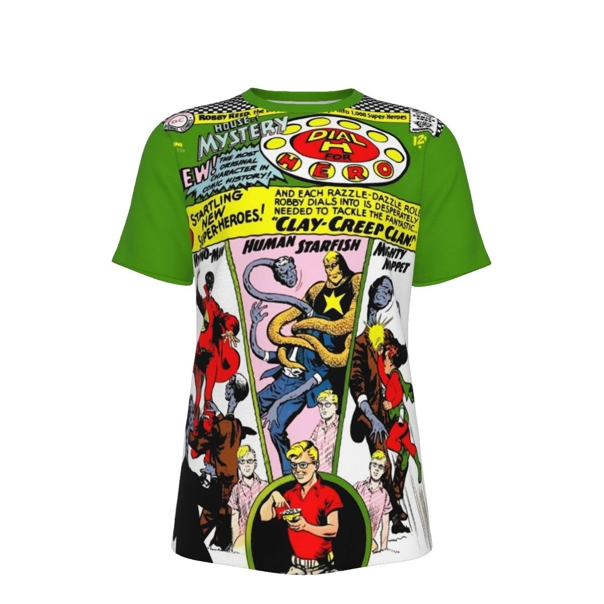 DIAL H FOR HERO ALL OVER PRINT SHIRTS - HOUSE OF MYSTERY 159