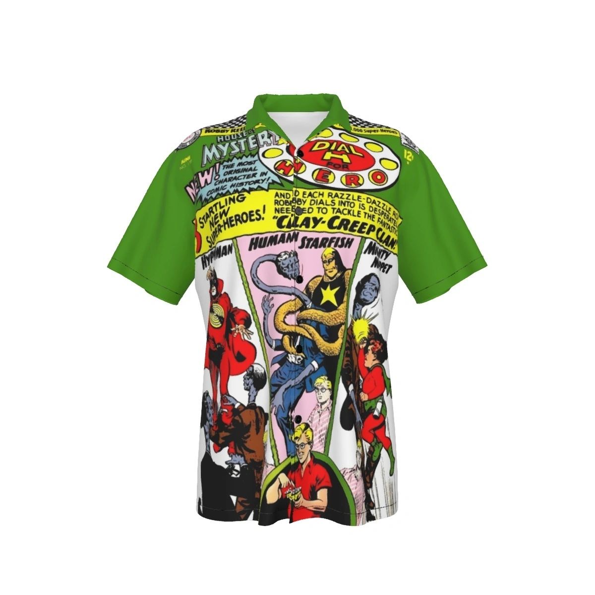 DIAL H FOR HERO ALL OVER PRINT SHIRTS - HOUSE OF MYSTERY 159