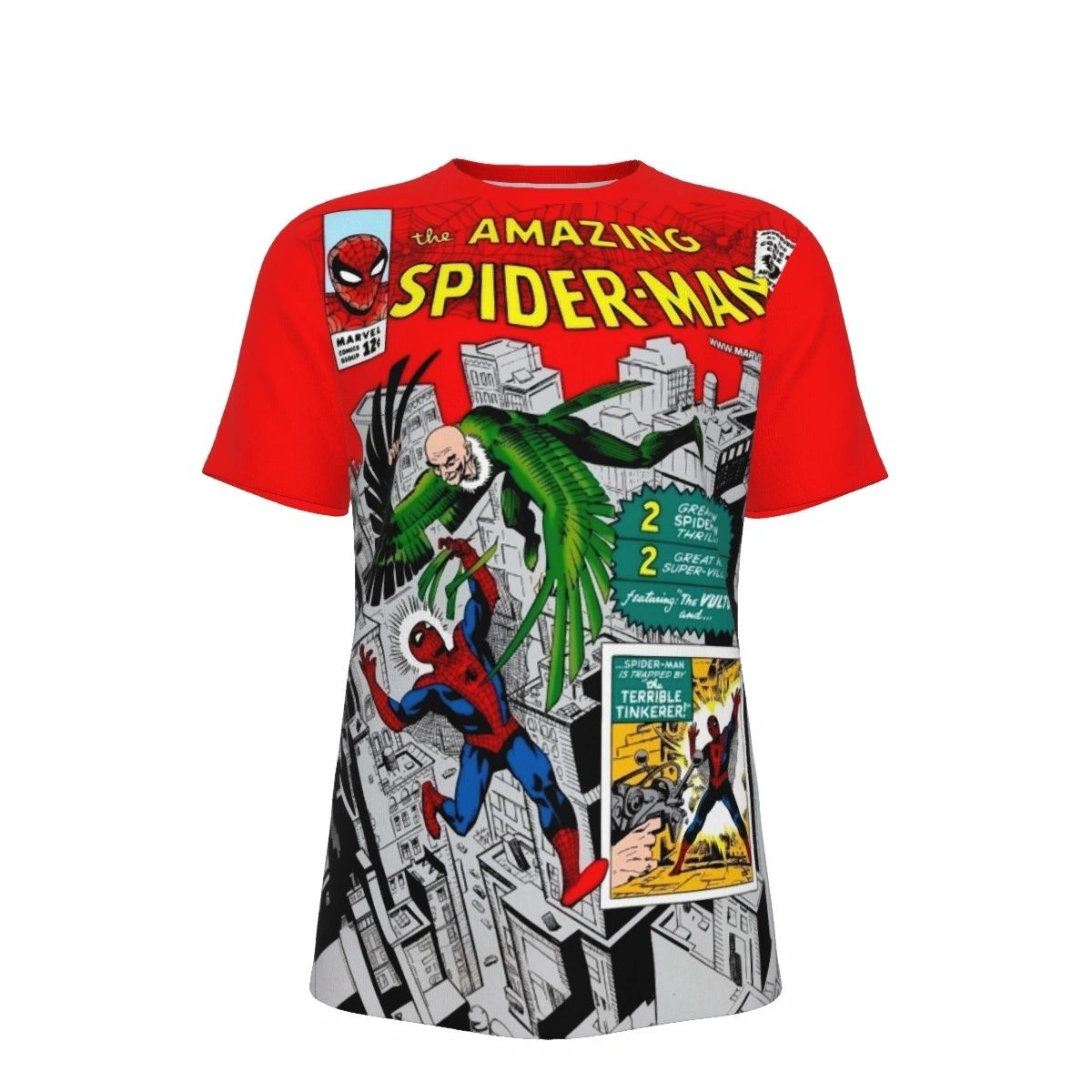 AMAZING SPIDERMAN 2 ALL OVER PRINT SHIRTS