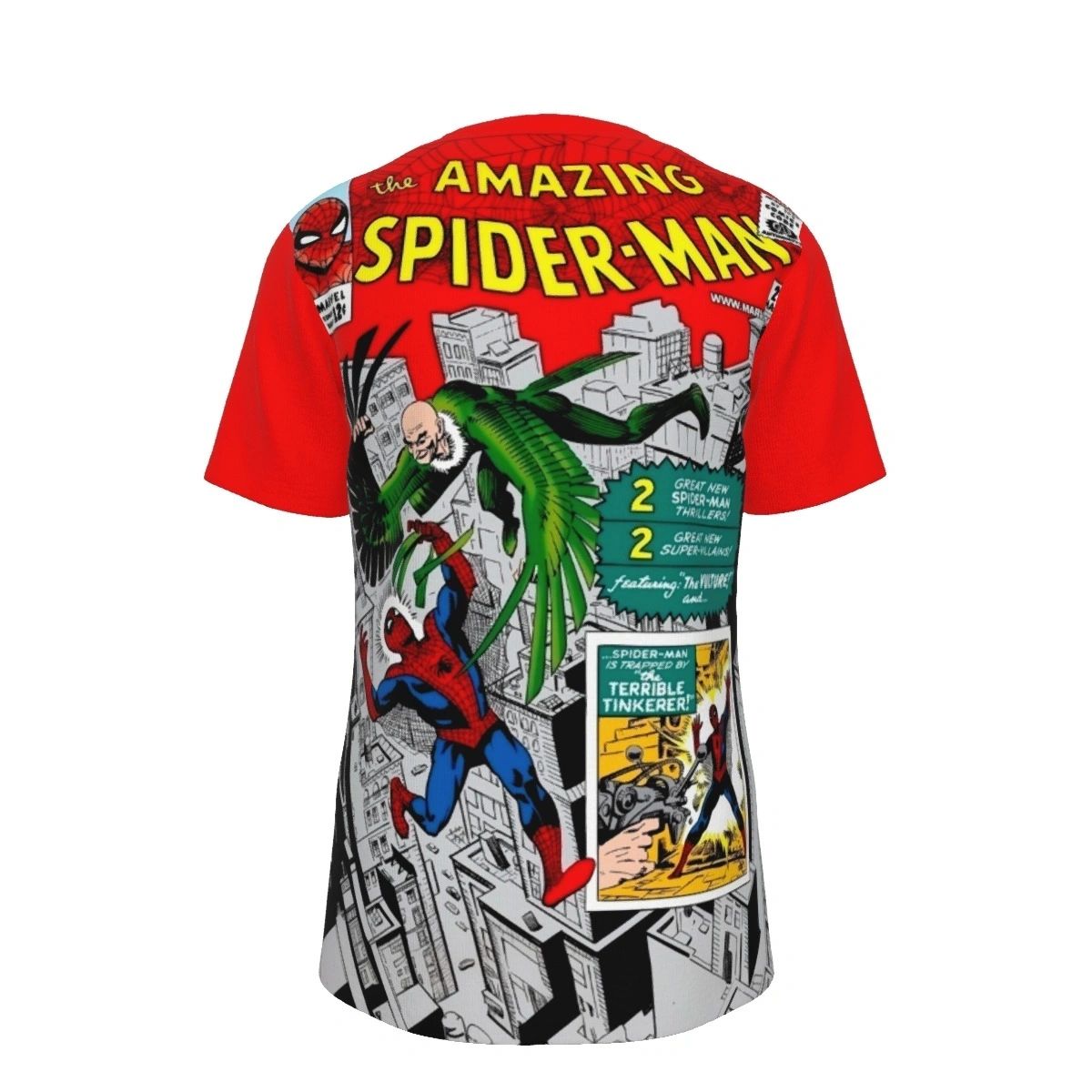 AMAZING SPIDERMAN 2 ALL OVER PRINT SHIRTS