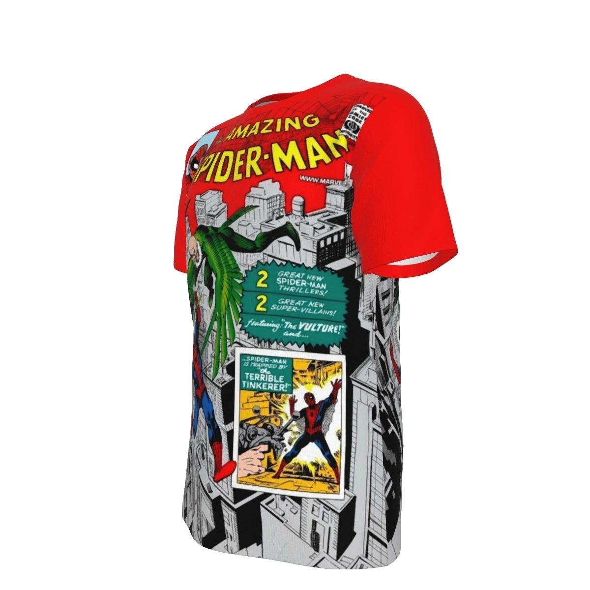 AMAZING SPIDERMAN 2 ALL OVER PRINT SHIRTS