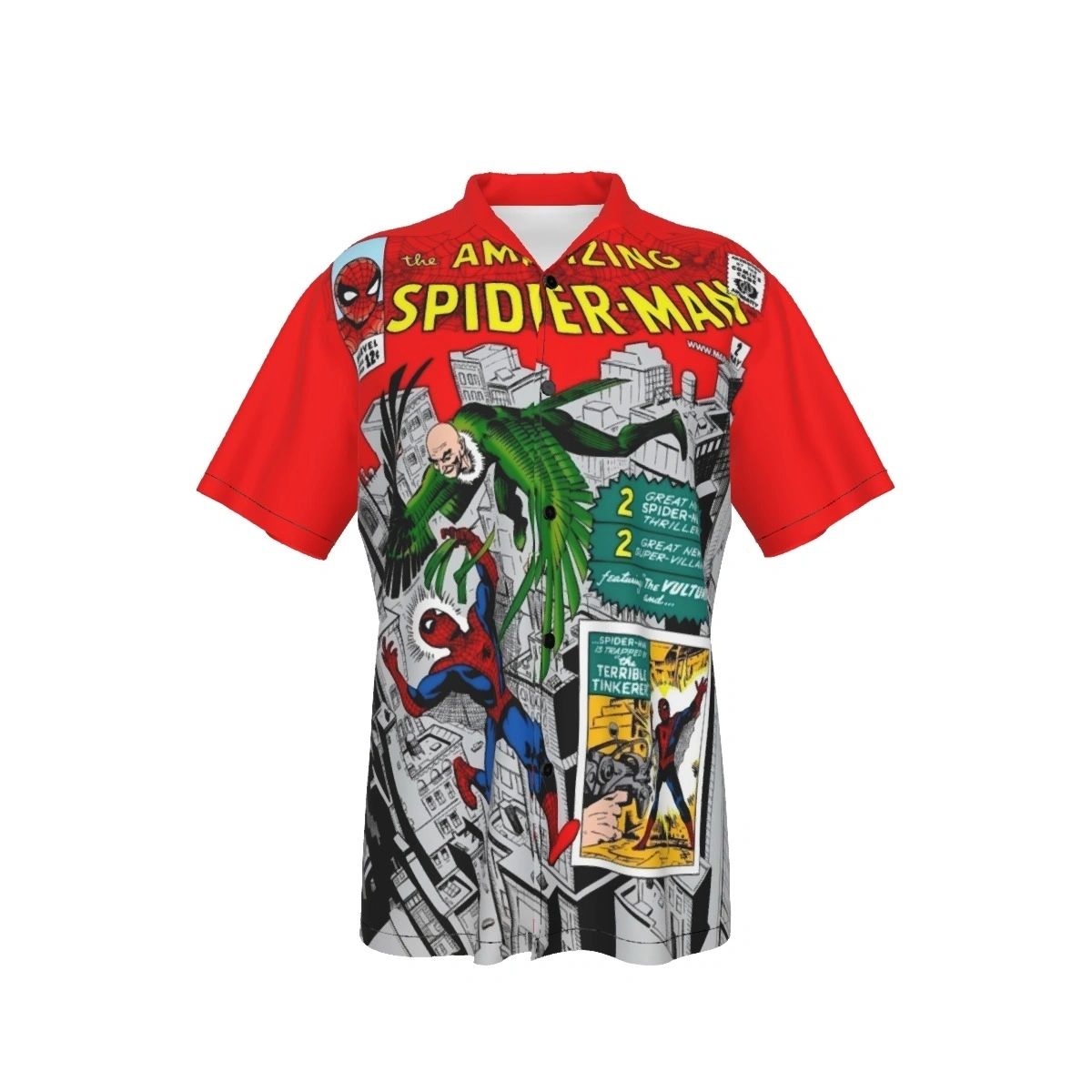 AMAZING SPIDERMAN 2 ALL OVER PRINT SHIRTS