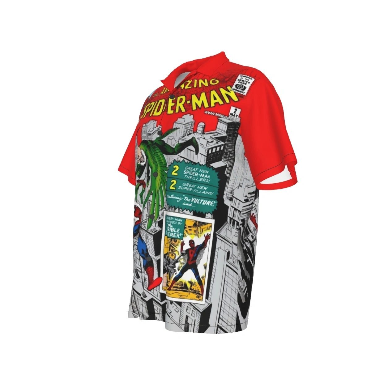 AMAZING SPIDERMAN 2 ALL OVER PRINT SHIRTS