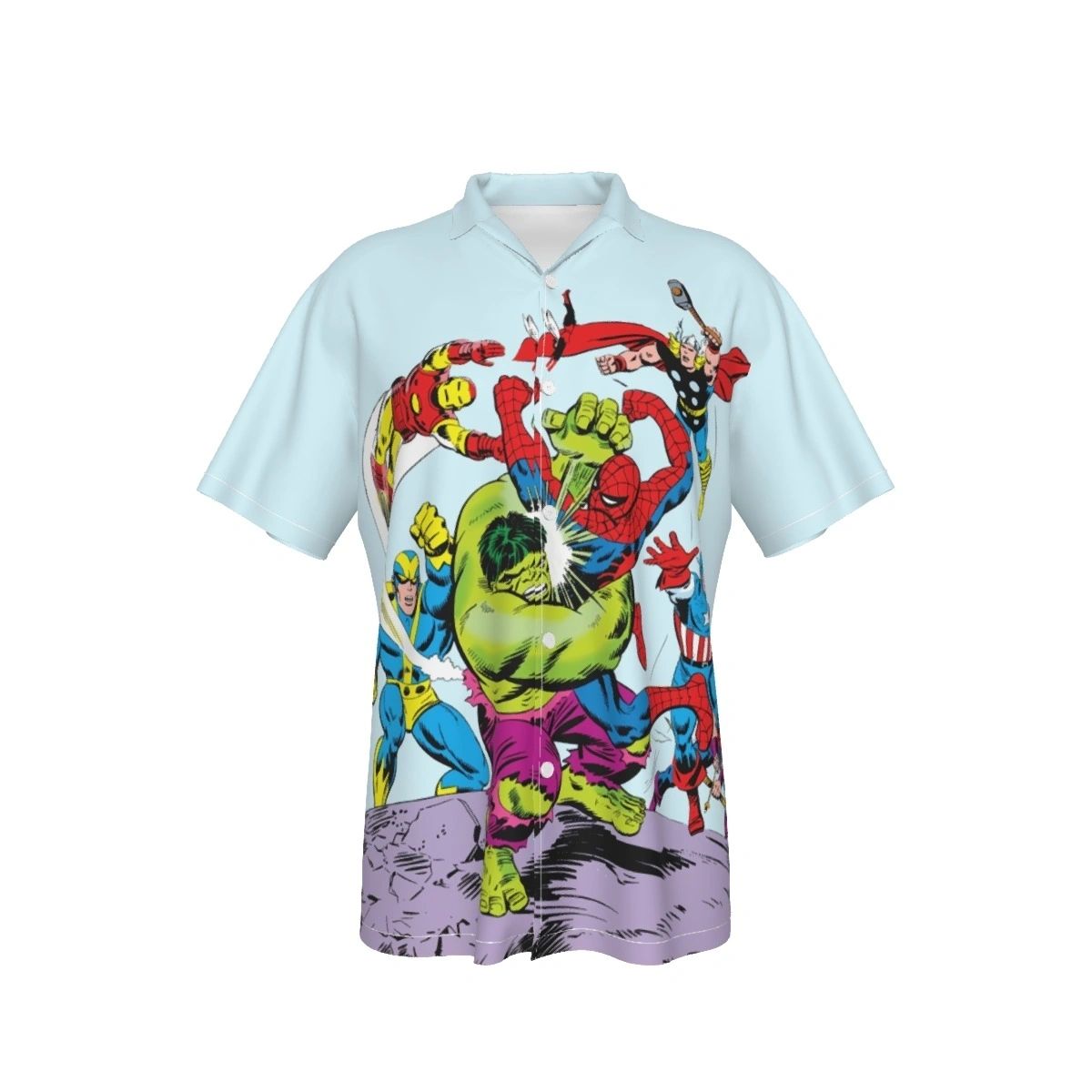 AMAZING SPIDERMAN ANNUAL 3 ALL OVER PRINT SHIRTS - AVENGERS HULK