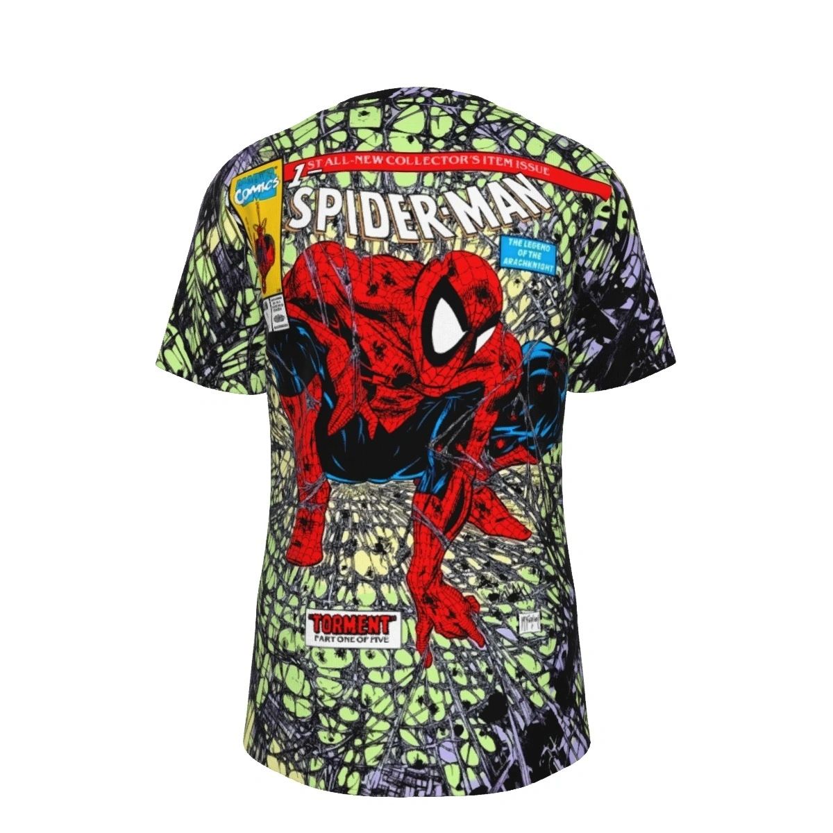 SPIDERMAN 1 ALL OVER PRINT SHIRTS - TODD MCFARLANE