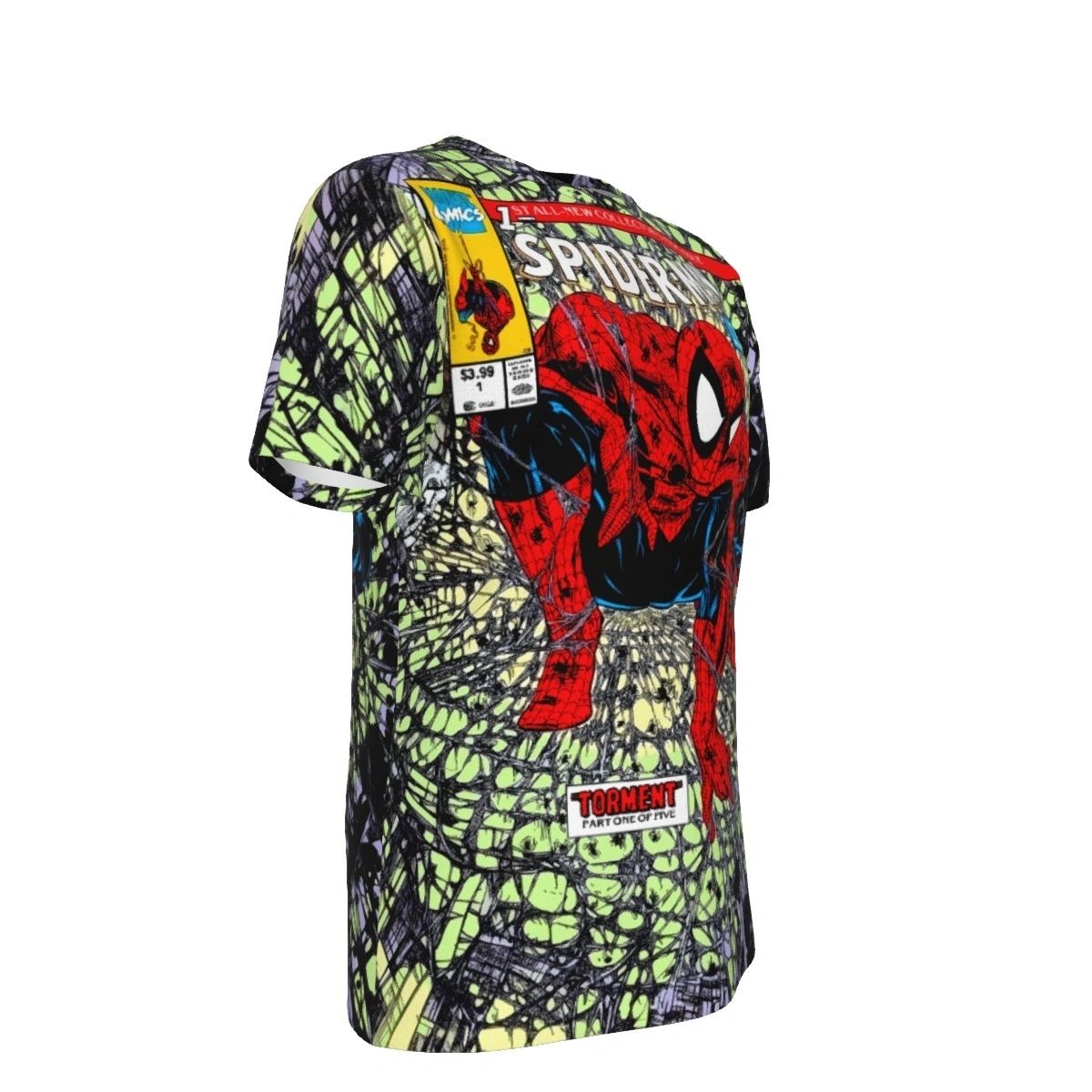 SPIDERMAN 1 ALL OVER PRINT SHIRTS - TODD MCFARLANE