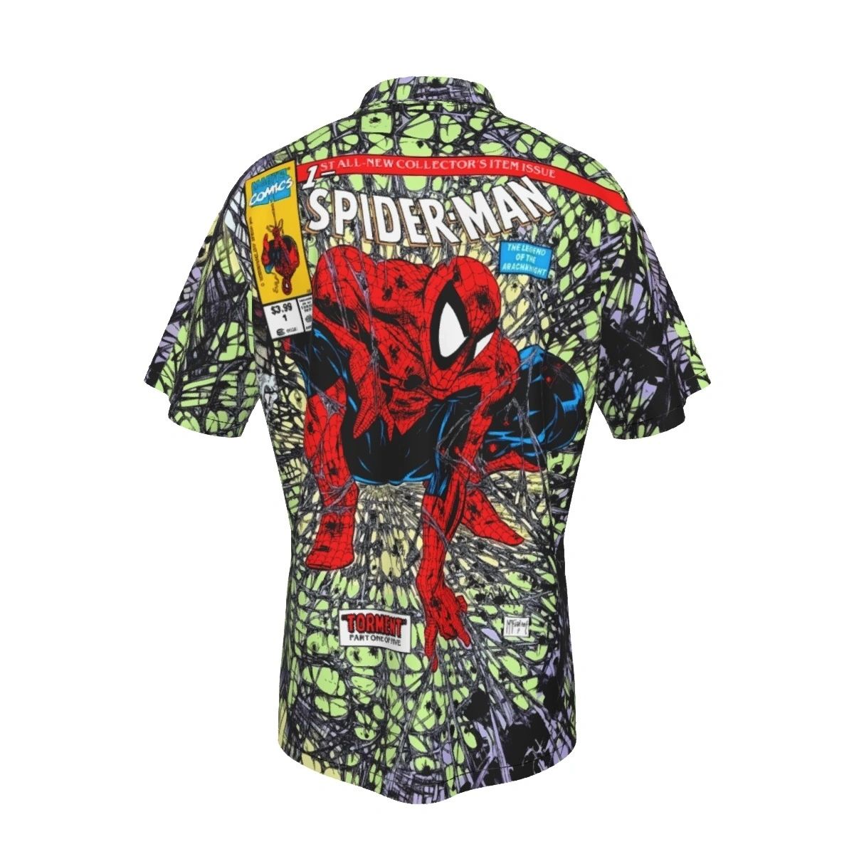 SPIDERMAN 1 ALL OVER PRINT SHIRTS - TODD MCFARLANE