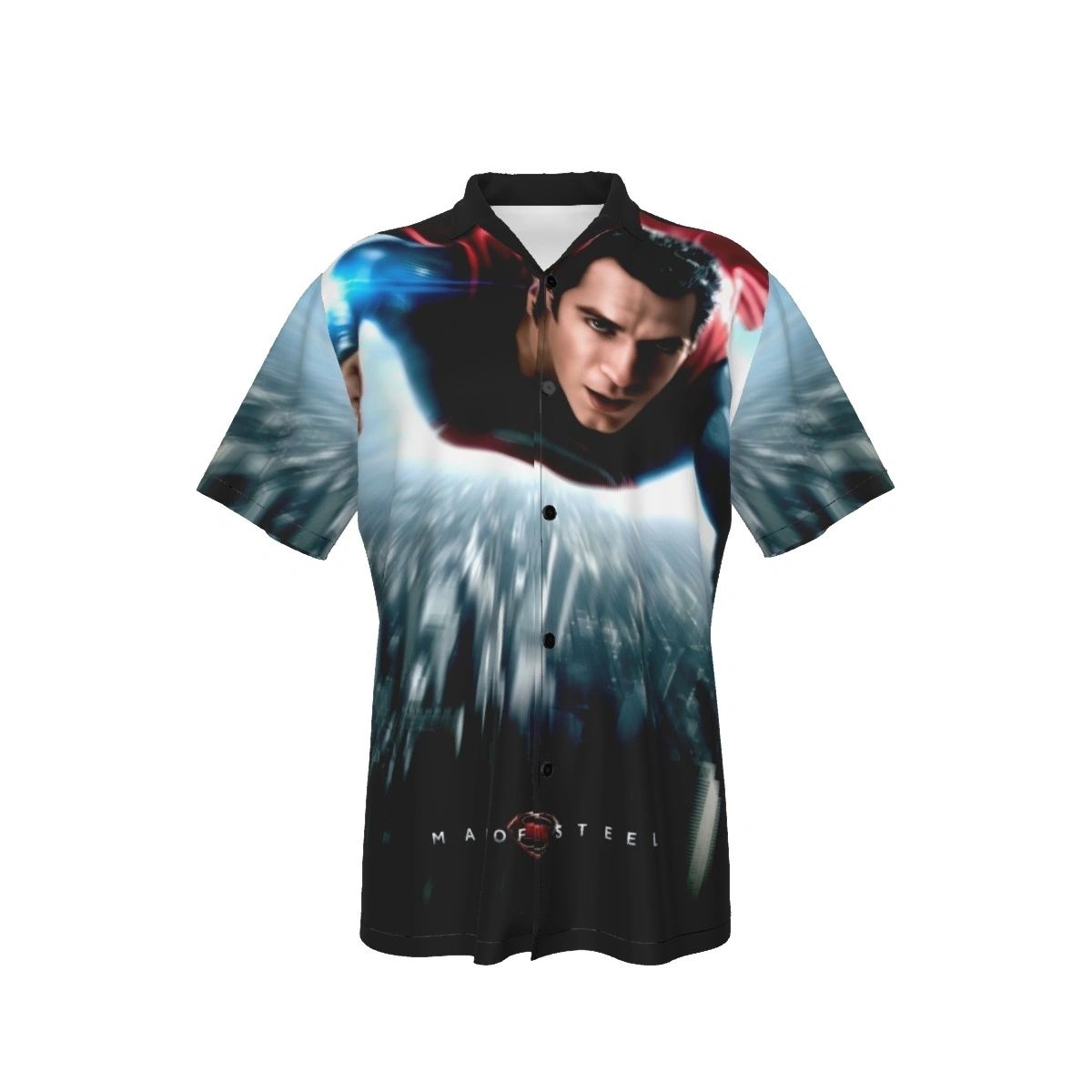 SUPERMAN MAN OF STEEL ALL OVER PRINT SHIRTS - MOVIE POSTER