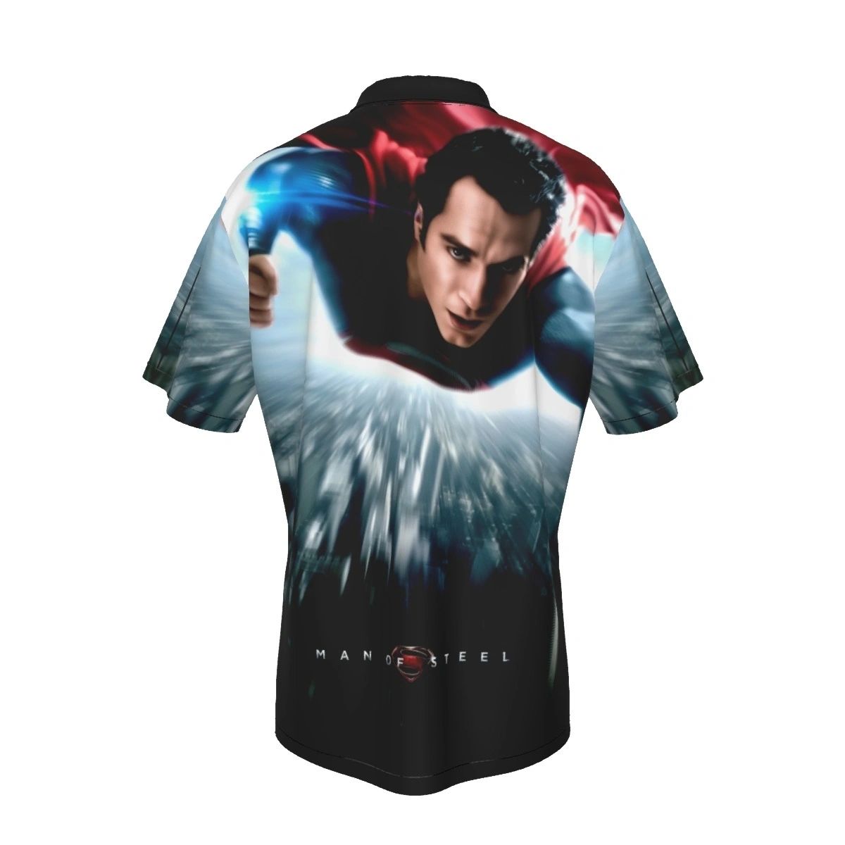 SUPERMAN MAN OF STEEL ALL OVER PRINT SHIRTS - MOVIE POSTER