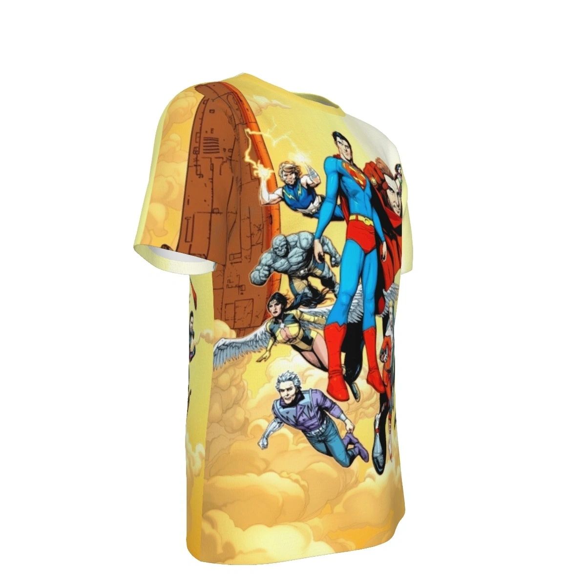 SUPERMAN AND THE LEGION ALL OVER PRINT SHIRTS - GARY FRANK FROM ACTION 684