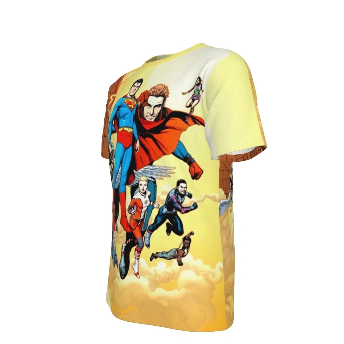 SUPERMAN AND THE LEGION ALL OVER PRINT SHIRTS - GARY FRANK FROM ACTION 684