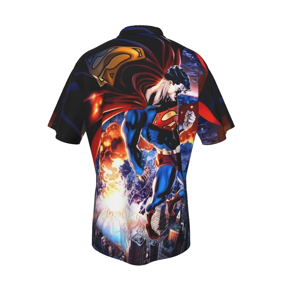 MAN AND SUPERMAN PINUP ALL OVER PRINT SHIRTS