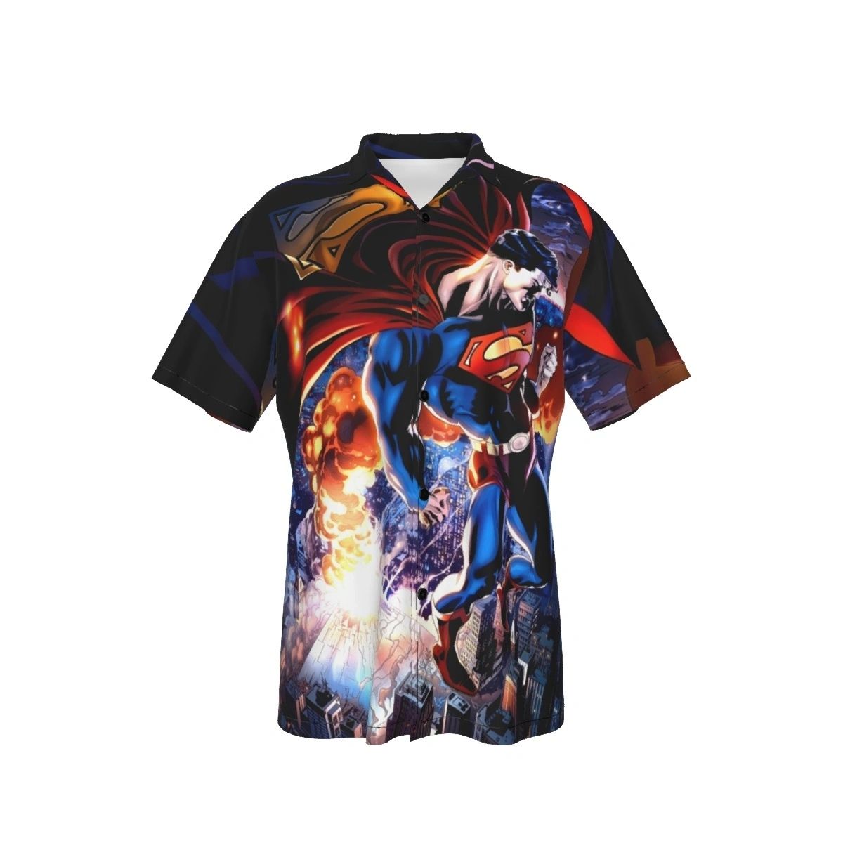 MAN AND SUPERMAN PINUP ALL OVER PRINT SHIRTS