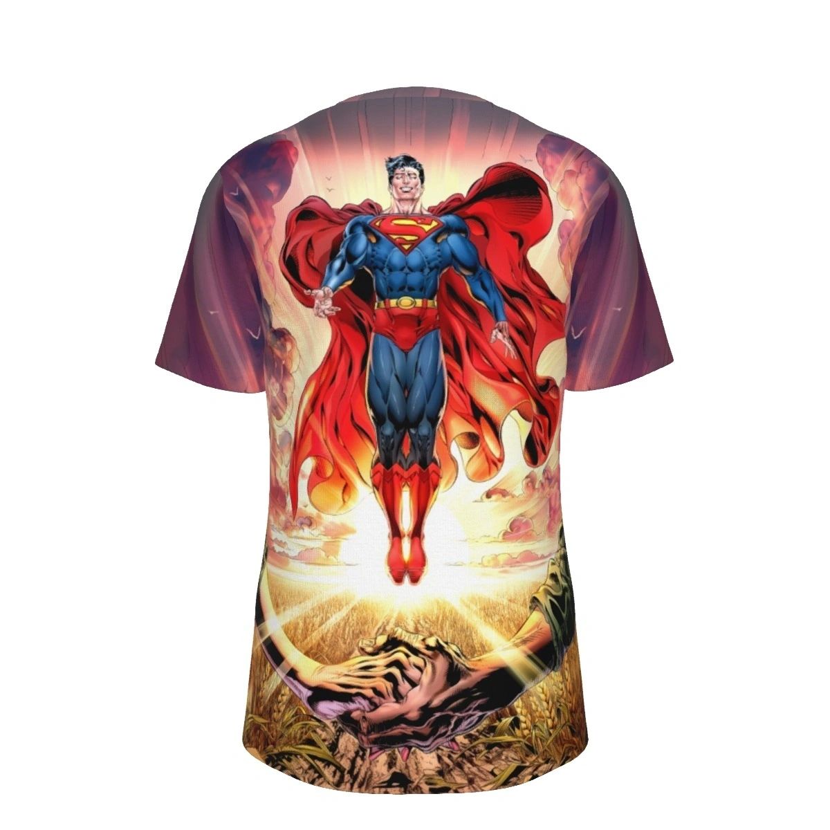 MAN AND SUPERMAN 1 ALL OVER PRINT SHIRTS