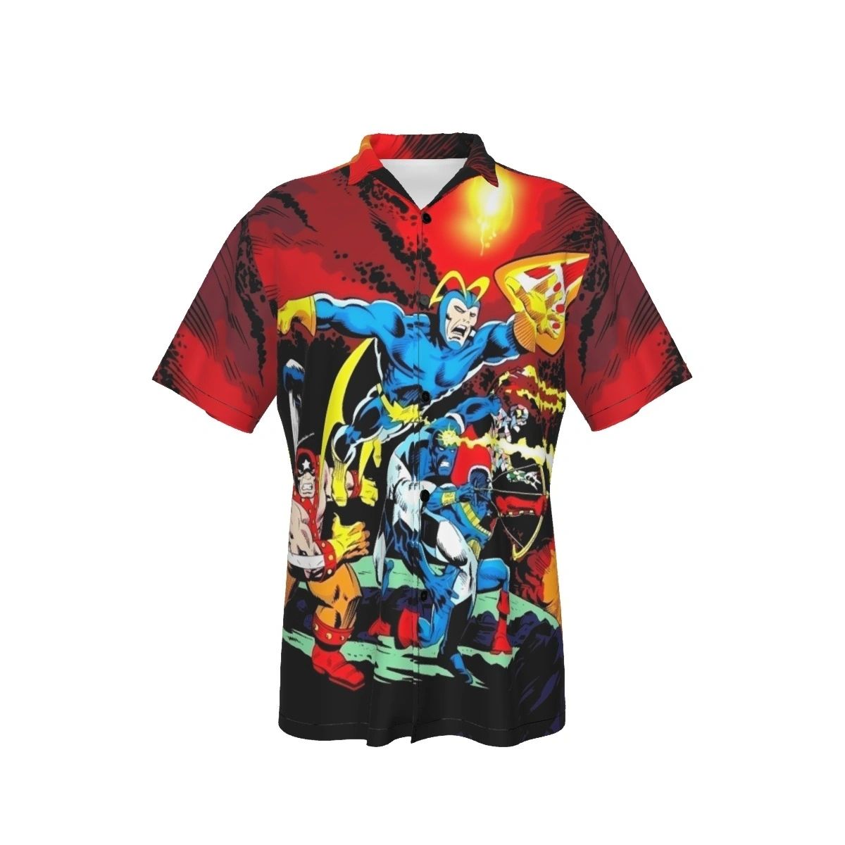 STARHAWK AND THE GUARDIANS PIN UP ALL OVER PRINT SHIRTS