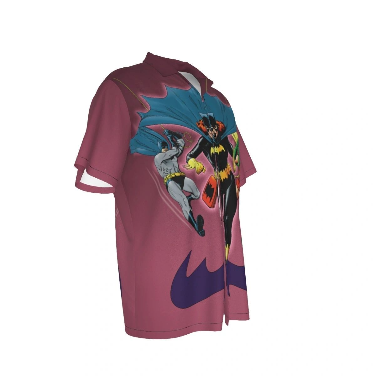 BATMAN BATGIRL AND ROBIN COVER ALL OVER PRINT SHIRT AND TANK TOP - BOLLAND ART