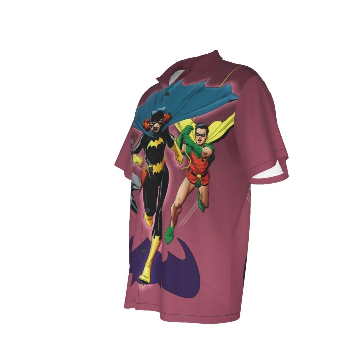 BATMAN BATGIRL AND ROBIN COVER ALL OVER PRINT SHIRT AND TANK TOP - BOLLAND ART