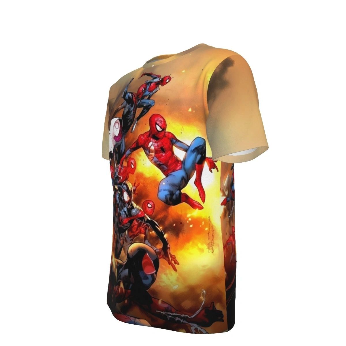 SPIDER VERSE ALL OVER PRINT SHIRTS